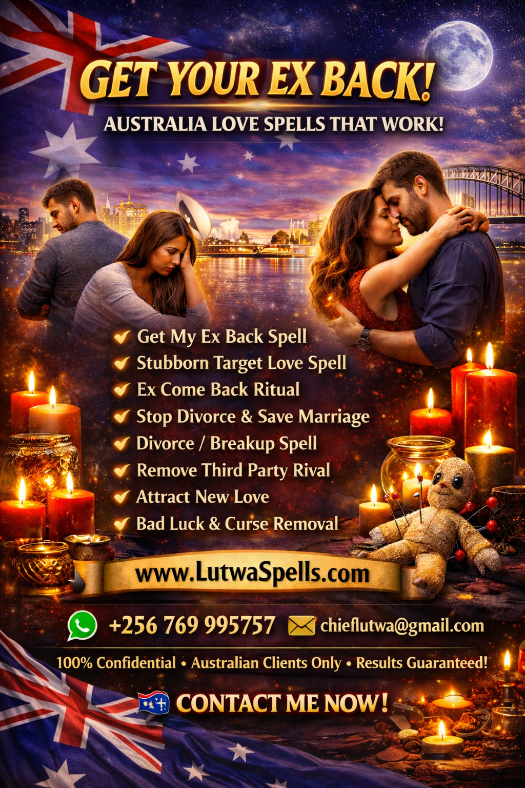 Love spell caster Sydney, Get your ex back Sydney, Rekindle love spells Sydney, Lost lover spells Sydney, True love spells